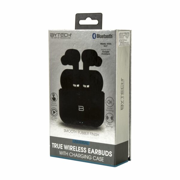 Audífonos Smooth Rubber Finish BY-AU-BE-300-BK BYTECH Bluetooth - Imagen 2