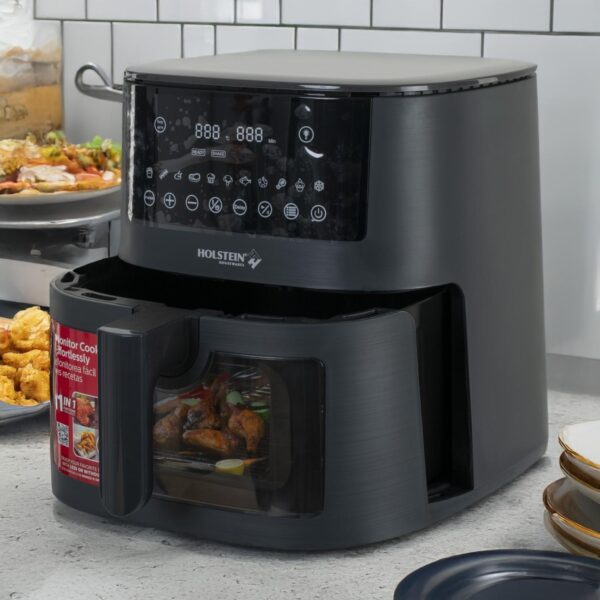 Air Fryer 1500 Watts Digital HH-09114020DG HOLSTEIN 7.2 Litros - Imagen 3
