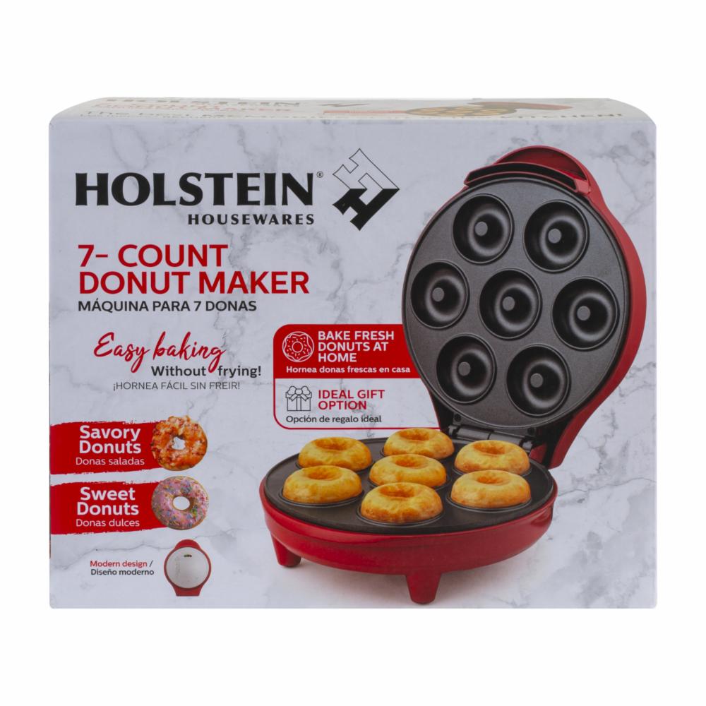 Maquina De Donuts Color Roja HH-09037027R HOLSTEIN 7 Espacios - Imagen 3