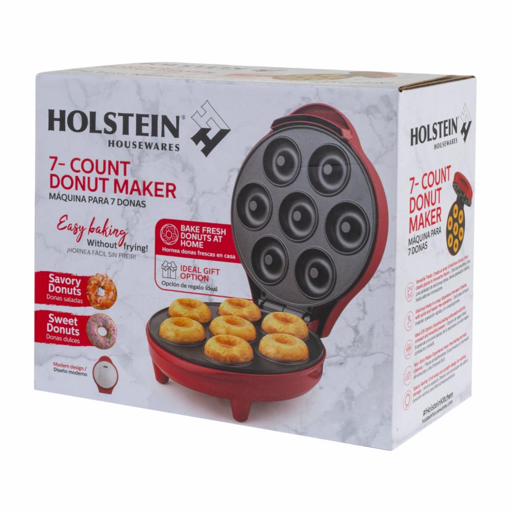 Maquina De Donuts Color Roja HH-09037027R HOLSTEIN 7 Espacios - Imagen 4