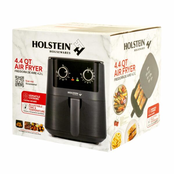 Air Fryer 1400 Watts Manual HH-09114019DG HOLSTEIN 4,2 Litros - Imagen 5