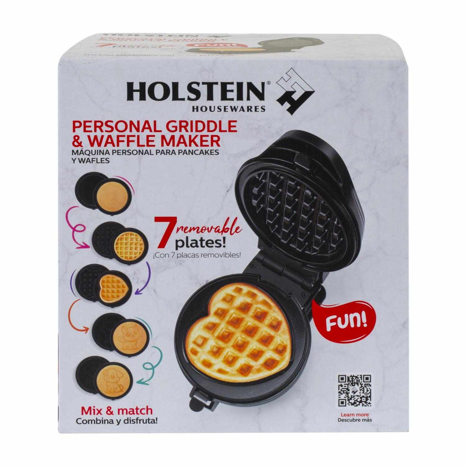 Waflera Personal 6 Placas HH-09114023B HOLSTEIN 120 V