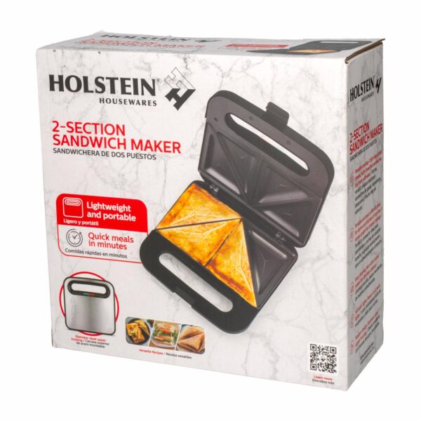Sanduchera 2 Secciones HH-09125001B HOLSTEIN 110 V - Imagen 3