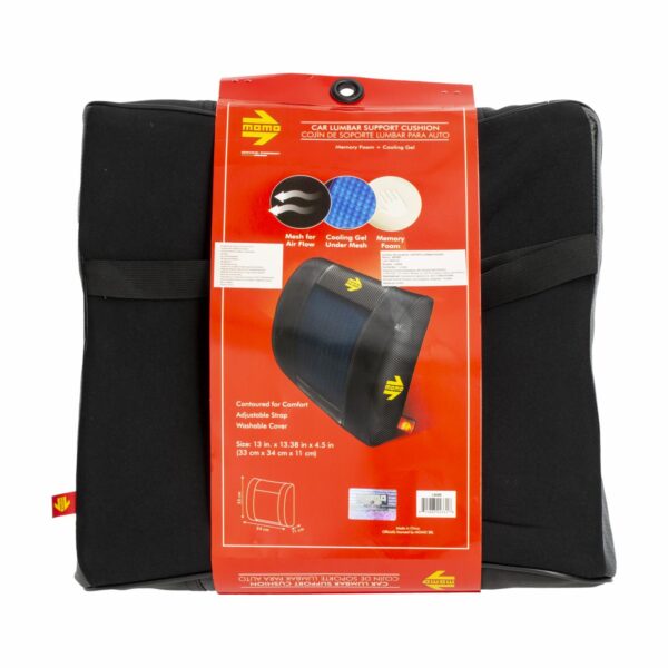 Soporte Lumbar Negro MOMO Unidad - Imagen 3