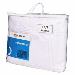 Cubrecama Modelo Ultrasonic Blanco FREE HOME 2 Plazas Y 1/2