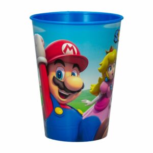 Vaso Con Tapa Infantil Diseño Super Mario STOR 260 Ml