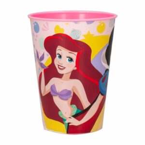 Vaso Con Tapa Infantil Diseño Disney Princess STOR 260 Ml
