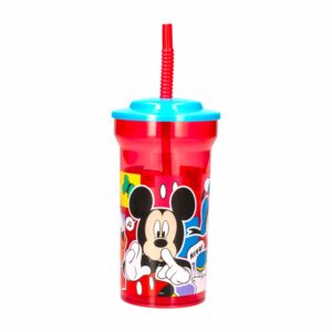Vaso Con Sorbete Infantil Diseño Mickey Mouse STOR 460 Ml