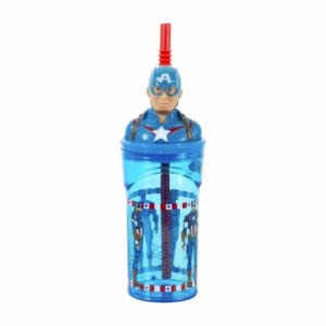 Vaso 3D Advengers Invencible Capitán América STOR 360 Ml