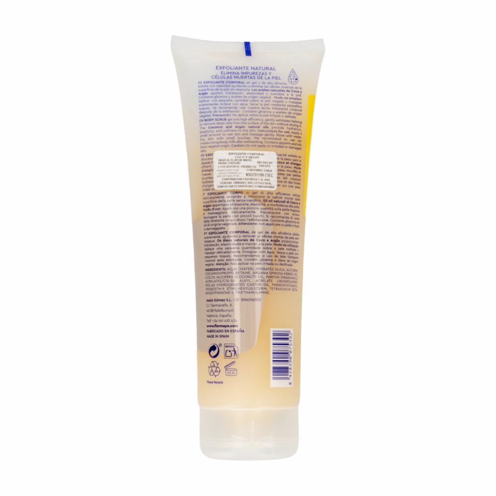 Exfoliante Corporal Con Coco Y Argán Nsoc01199-21Ec FLOR DE MAYO 230 Ml - Imagen 2