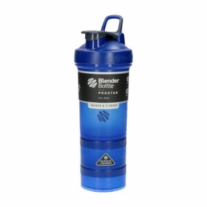 Tomatodo Prostack Azul Con Almacenador De Proteína BLENDER BOTTLE 651 Ml