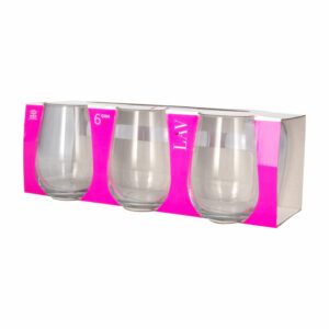 Set De Vasos Línea Gaia 6x590 Ml LAV LV-GAI369E