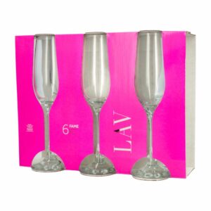 Set Copas Para Champagne LAV 6 Piezas