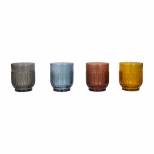 Set De Vasos Línea Tokio De Colores 4X330 Ml LAV LV-TOK350