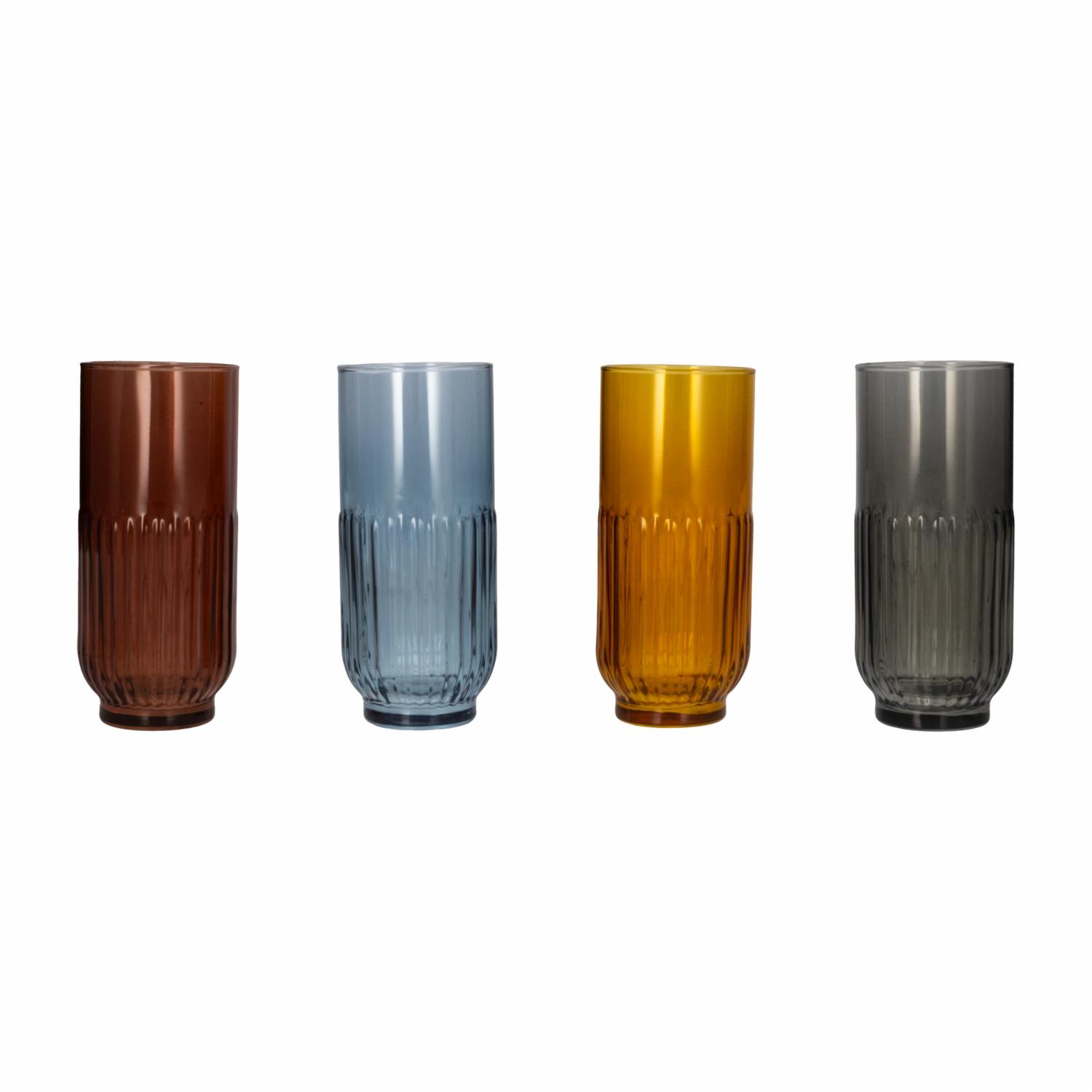 Set De Vasos Línea Tokio De Colores 4X395 Ml LAV LV-TOK352 - Imagen 2