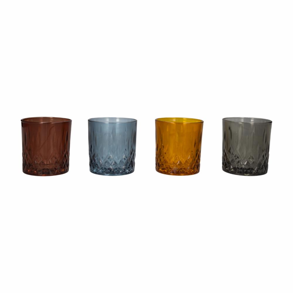 Set De Vasos Línea Odín De Colores 4X330 Ml LAV LV-ODN430 - Imagen 2