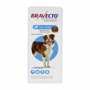 Antiparasitario Para Perros Externo De 20 A 40 Kg BRAVECTO De 20 Kg A 40 Kg