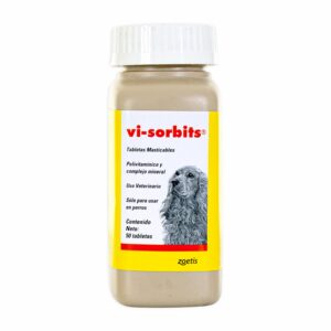 Multivitamínico Para Mascotas Vi-Sorbits En Tabletas Masticables ZOETIS 150 G