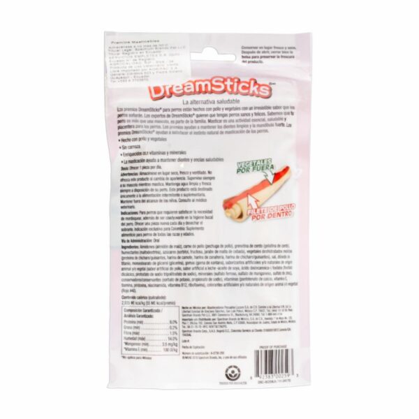 Stick Para Perro Sabor A Pollo Large DREAMBONE 92 G - Imagen 2