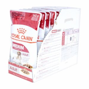 Alimento Para Perros Adultos Medium ROYAL CANIN 10 X 140 G