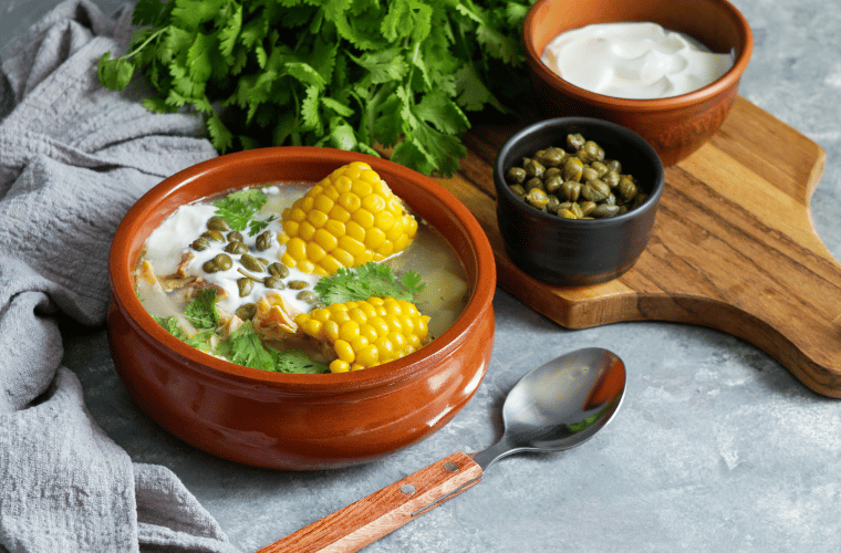 Ajiaco: Sopas y platos internacionles