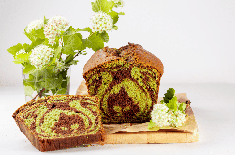 Torta chocomatcha: Delicioso bizcocho de chocolate y matcha