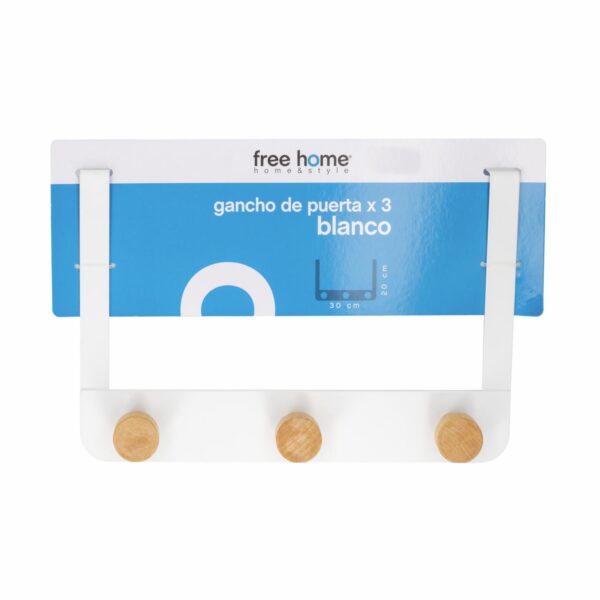 Gancho Metálico Para Puerta FREE HOME Unidad - Imagen 2