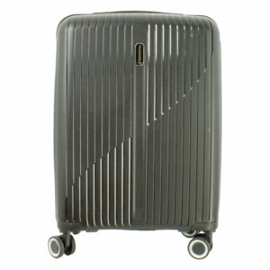 Maleta De Viaje Trolley Negra TRANSWORLD 20"