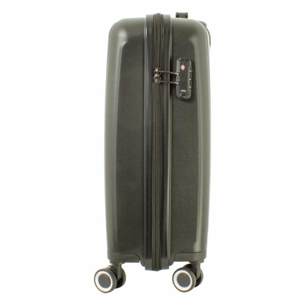 Maleta De Viaje Trolley Negra TRANSWORLD LUGGAGE 20" - Imagen 2