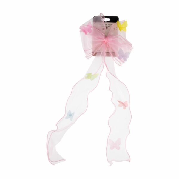 Lazo Para Cabello Con Mariposas Color Pastel HAIR WITH FLAIR Unidad