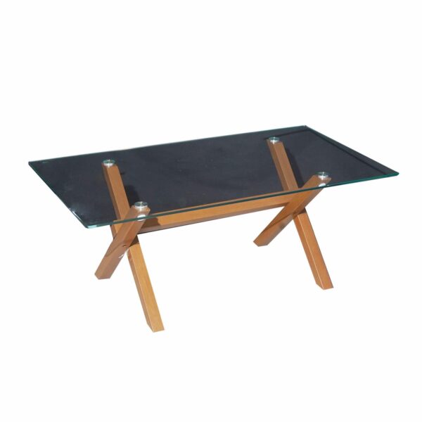 Mesa De Centro De Vidrio HY MDF - Imagen 2