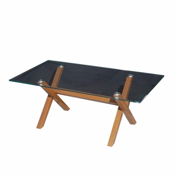 Mesa De Centro De Vidrio HY MDF - Imagen 3