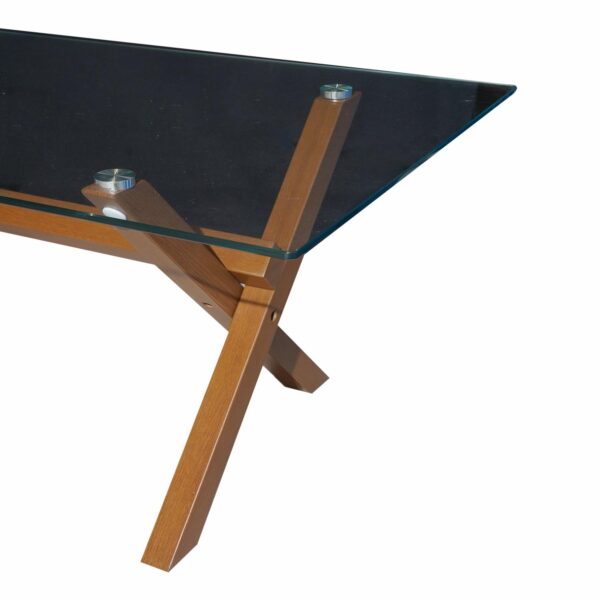 Mesa De Centro De Vidrio HY MDF - Imagen 4