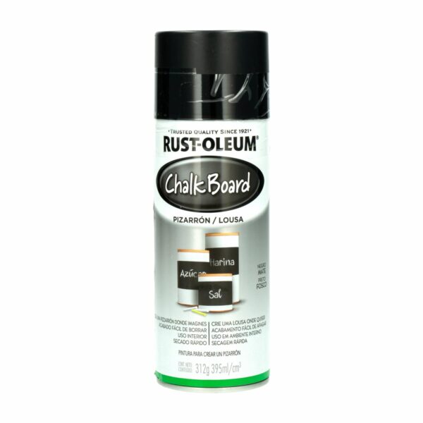 Pintura Pizarrón Negro Mate RUST OLEUM 312 G