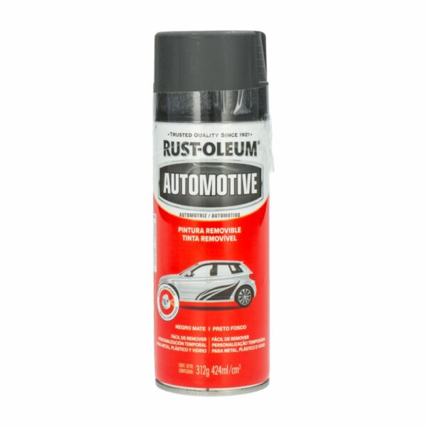 Pintura Removible Negro Mate Aerosol RUST OLEUM 312 G