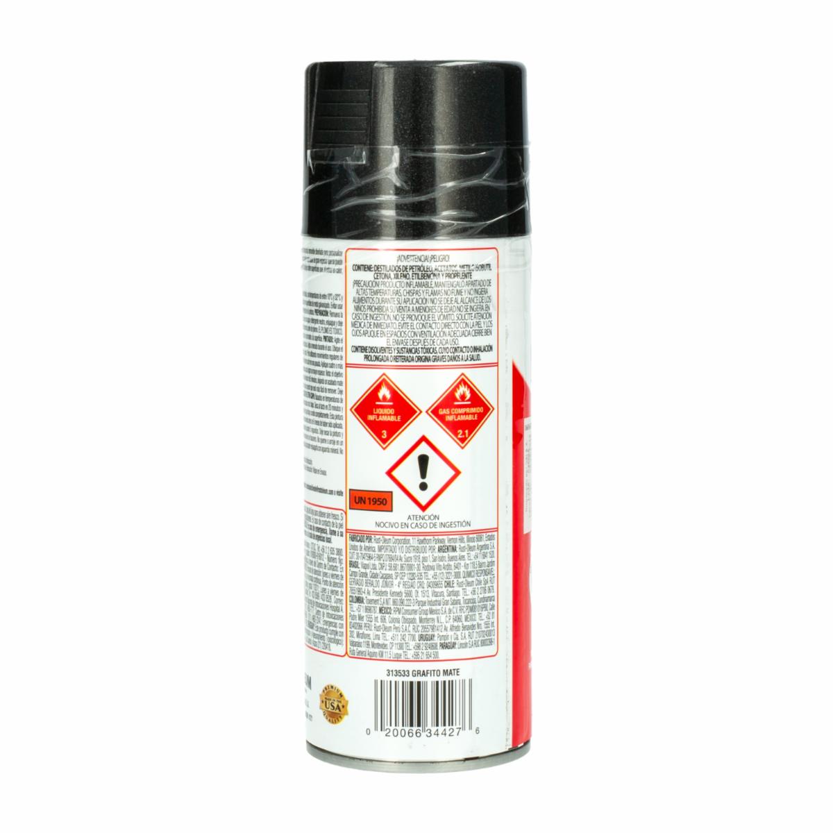 Pintura Removible Grafito Mate RUST OLEUM 312 G