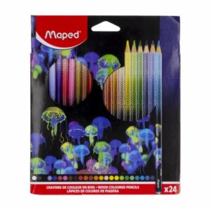Lápices De Colores De Madera MAPED X 24 Uds