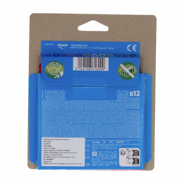 Lápices De Colores Infiny MAPED X 12 Uds - Imagen 2
