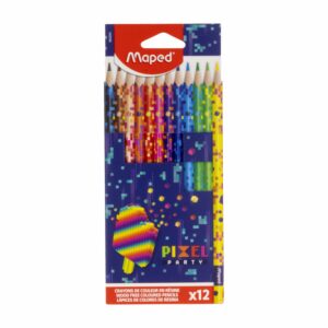 Lápices De Colores Pixel MAPED X 12 Uds