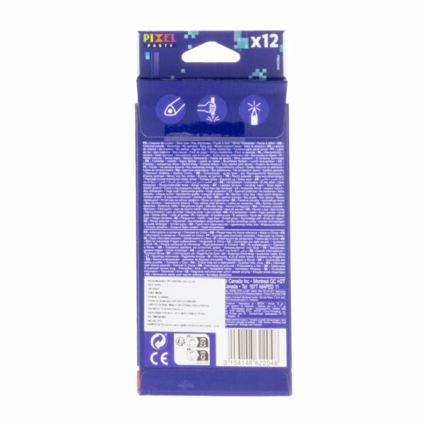 Lápices De Colores Pixel MAPED X 12 Uds - Imagen 2