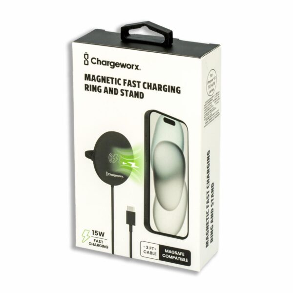 Cargador Magnético Para Celular CX5311BK CHARGE WORX 15 W - Imagen 3