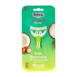 Maquina De Afeitar Desechable Con Doble Humectación SCHICK 2 Unidades