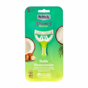 Maquina De Afeitar Desechable Con Doble Humectación SCHICK X 2 Uds