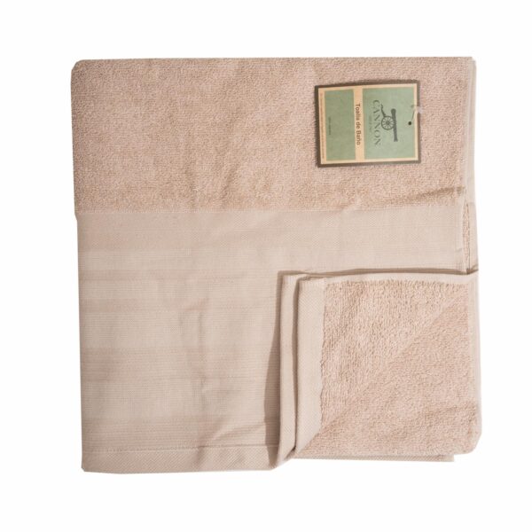 Toalla De Baño Lino Fa Beige CANNON 140 X 70 Cm - Imagen 2