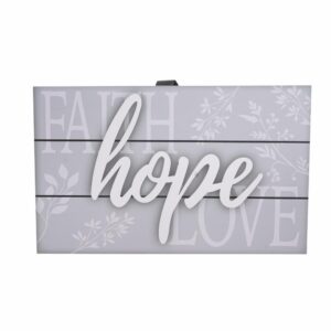 Cuadro Decorativo Diseño Hope FREE HOME 40X25 CM