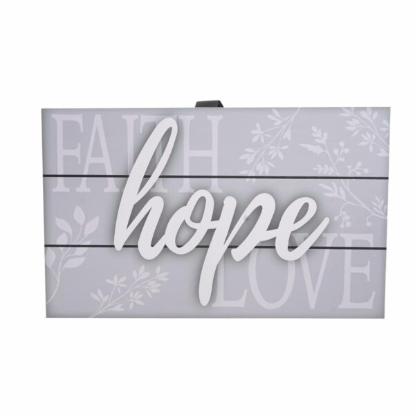 Cuadro Decorativo Diseño Hope FREE HOME 40X25 CM