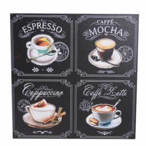 Cuadro Decorativo Diseño Coffee Mix FREE HOME 30X30 CM