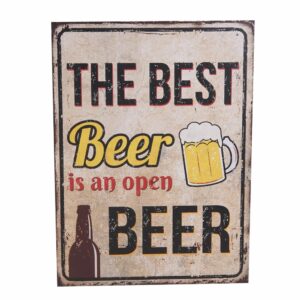 Cuadro Decorativo Diseño Beer FREE HOME 30X30 CM