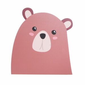 Aplique Mascotas Diseño Oso FREE HOME 40X30 CM