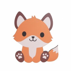 Aplique Mascotas Diseño Zorro FREE HOME 40X30 CM